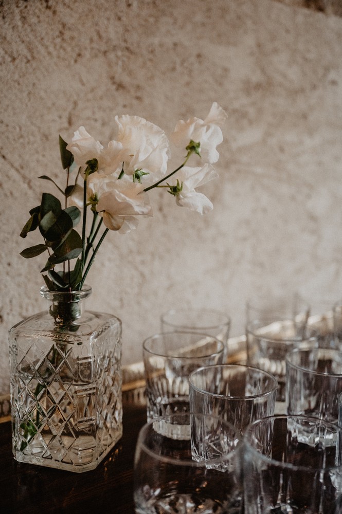 Bar à whisky pour un mariage