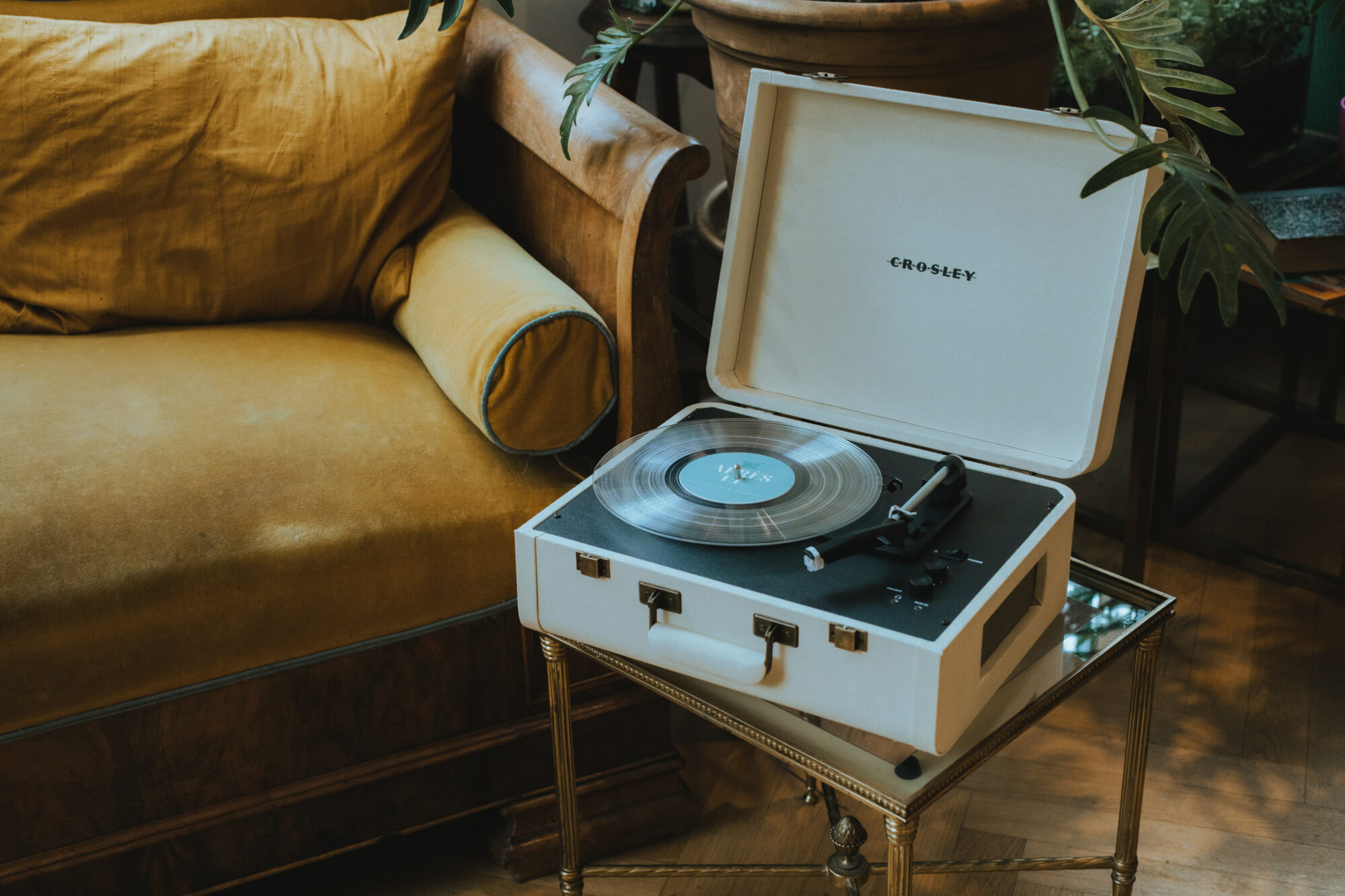 livre d'or de mariage sous forme de disque vinyle