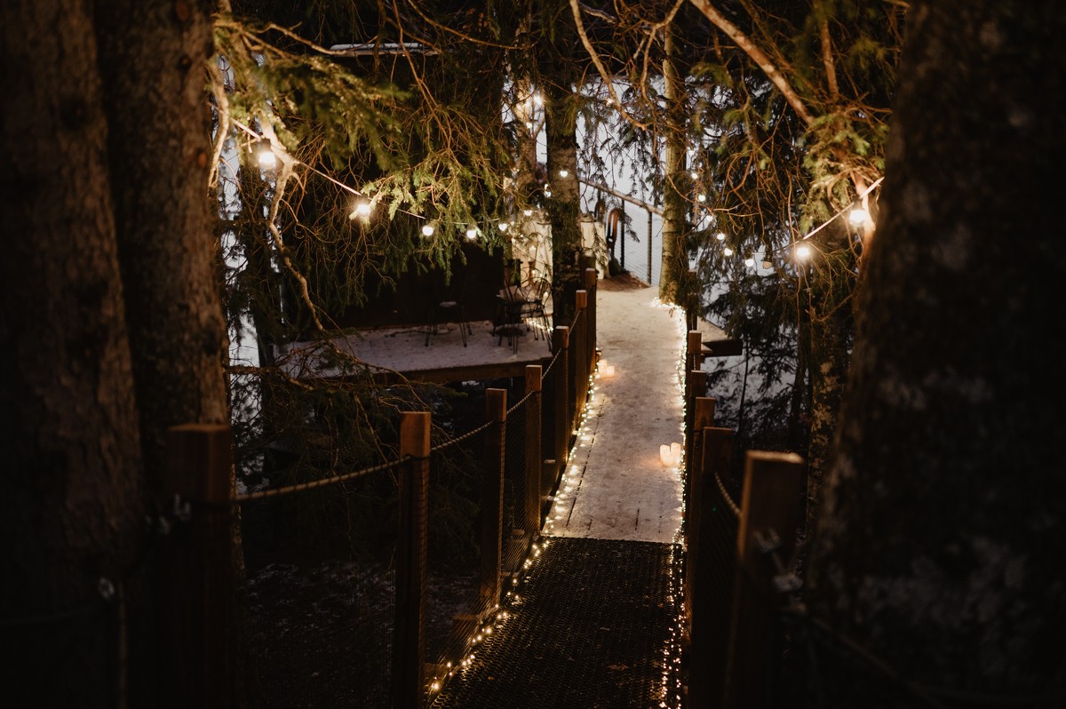 mariage boho-romantique dans la neige