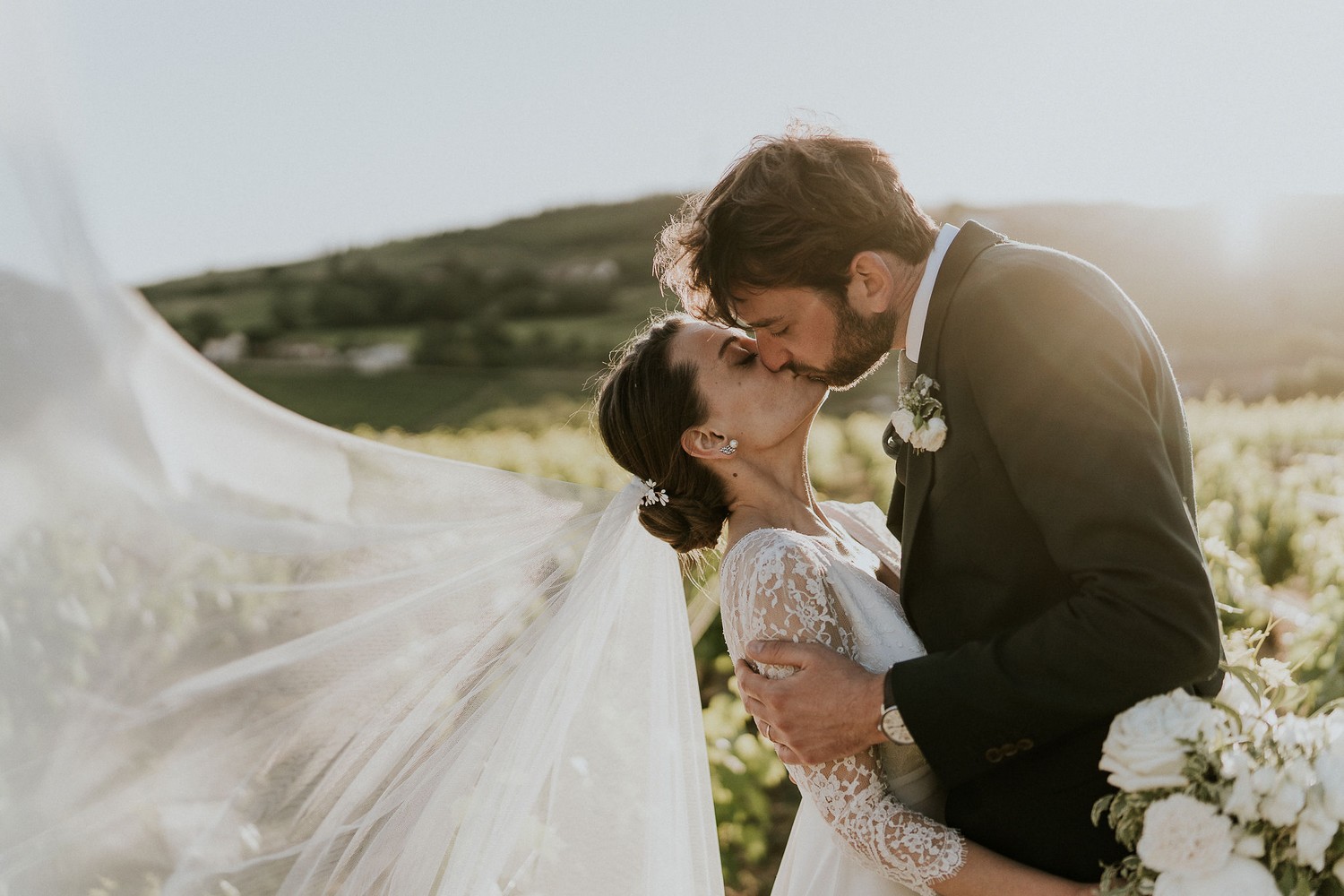 mariage chic et raffiné dans un château en Bourgogne