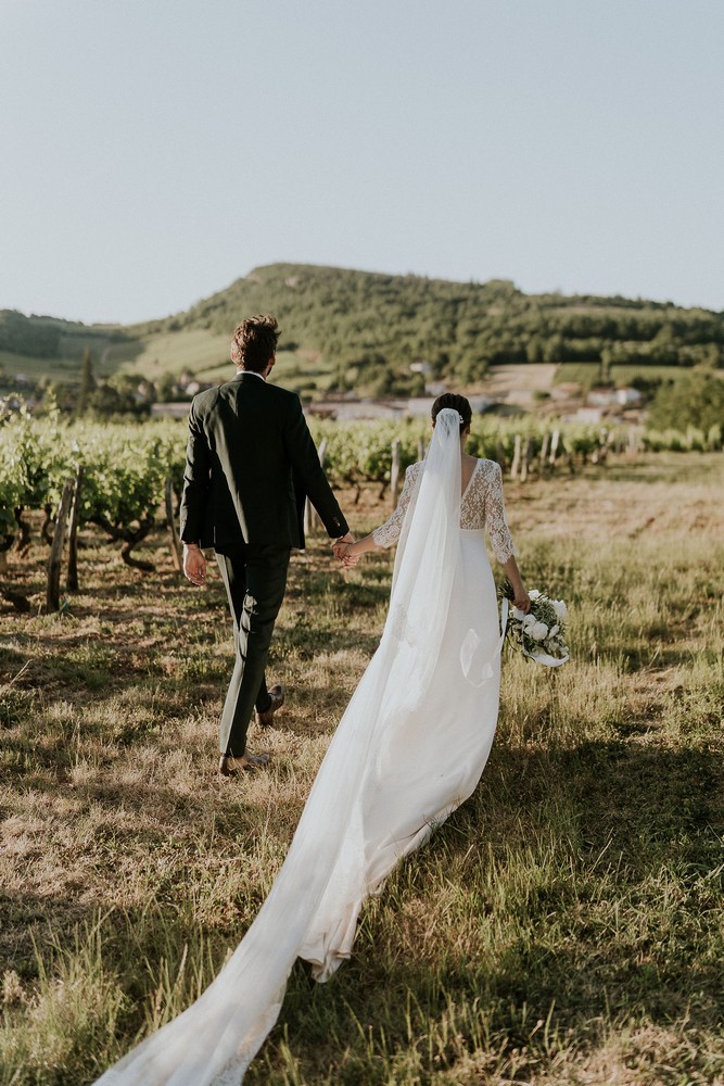 mariage chic et raffiné dans un château en Bourgogne