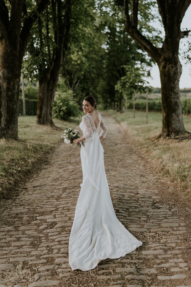 mariage chic et raffiné dans un château en Bourgogne