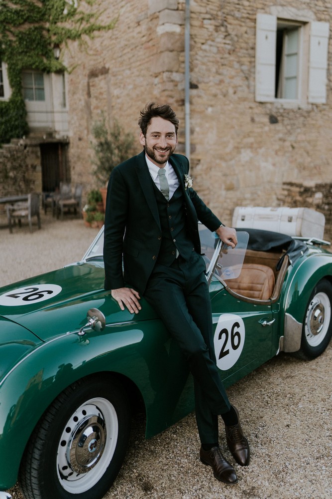 mariage chic et raffiné dans un château en Bourgogne