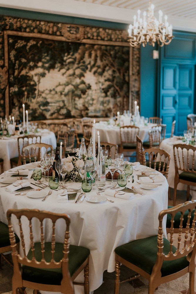 mariage chic et raffiné dans un château en Bourgogne