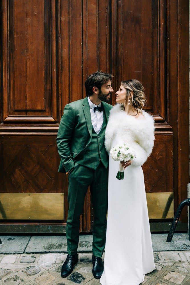 mariage parisien sur la Seine