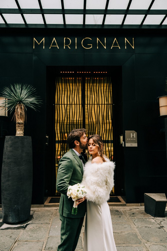 mariage parisien sur la Seine