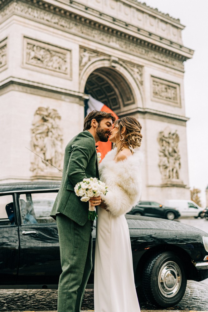 mariage parisien sur la Seine