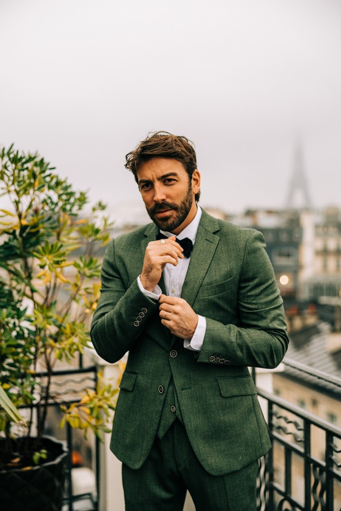 mariage chic et raffiné à l'Hôtel Marignan à Paris