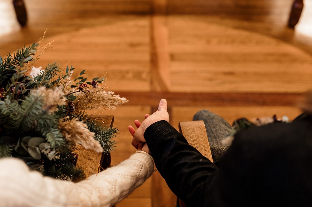 mariage intime et hivernal à Chartres