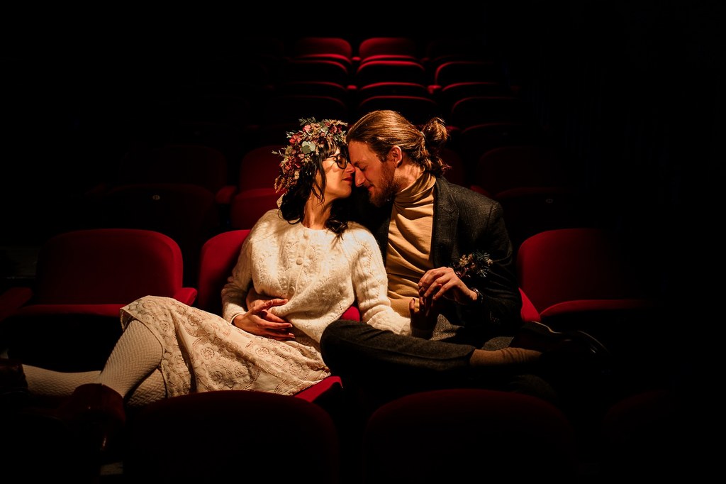 mariage intime et hivernal à Chartres