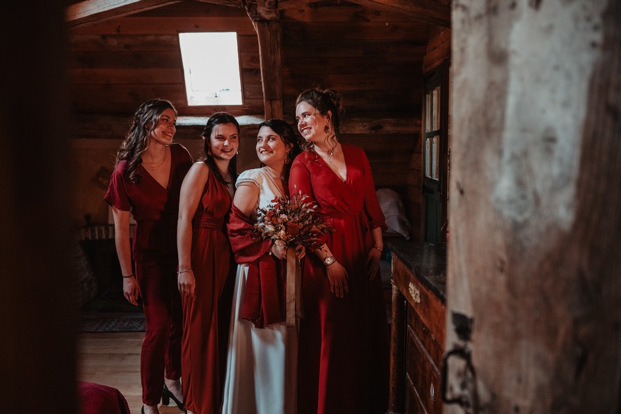 Un mariage hivernal et vintage à la Seigneurie d’Alleray