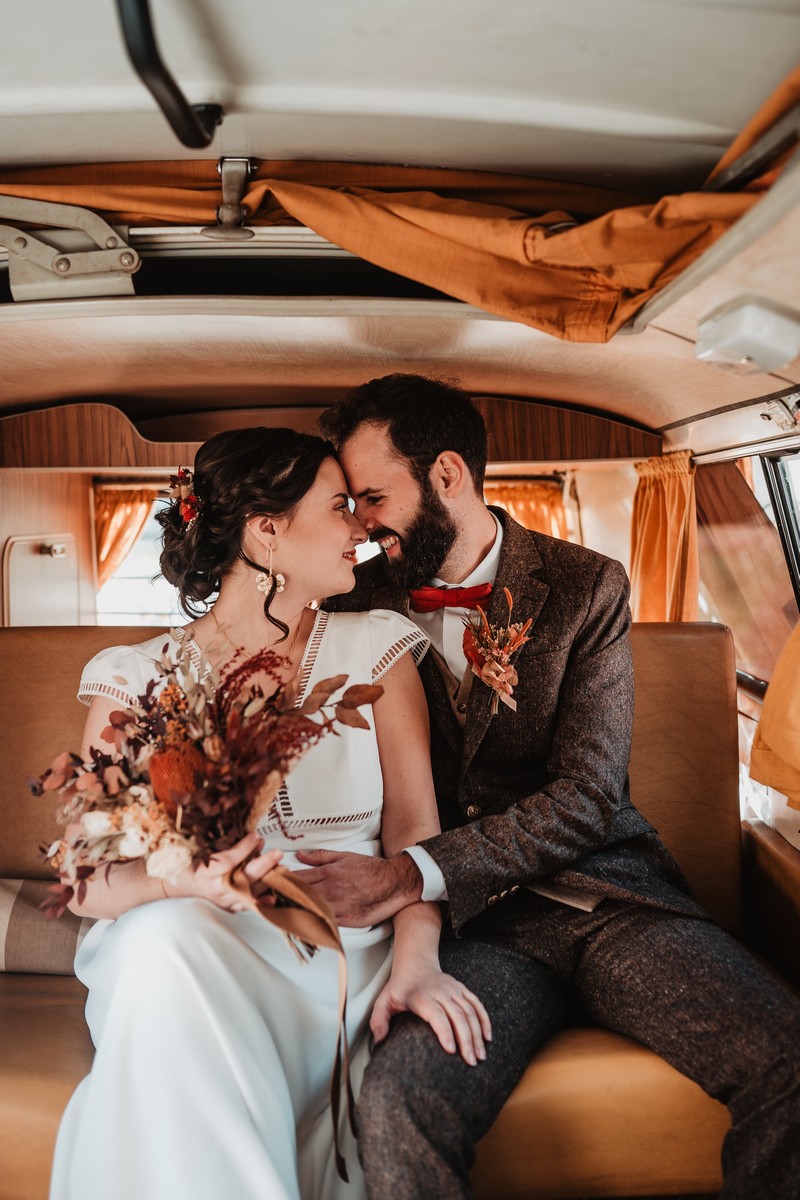 Un mariage hivernal et vintage à la Seigneurie d’Alleray