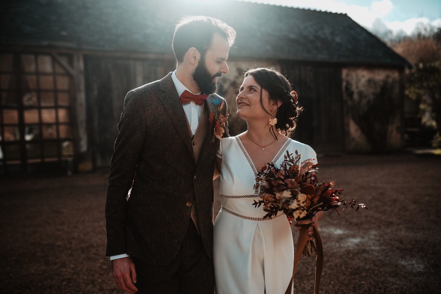 Un mariage hivernal et vintage à la Seigneurie d’Alleray