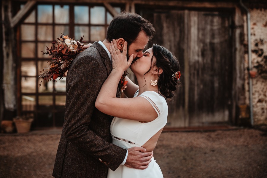 Un mariage hivernal et vintage à la Seigneurie d’Alleray