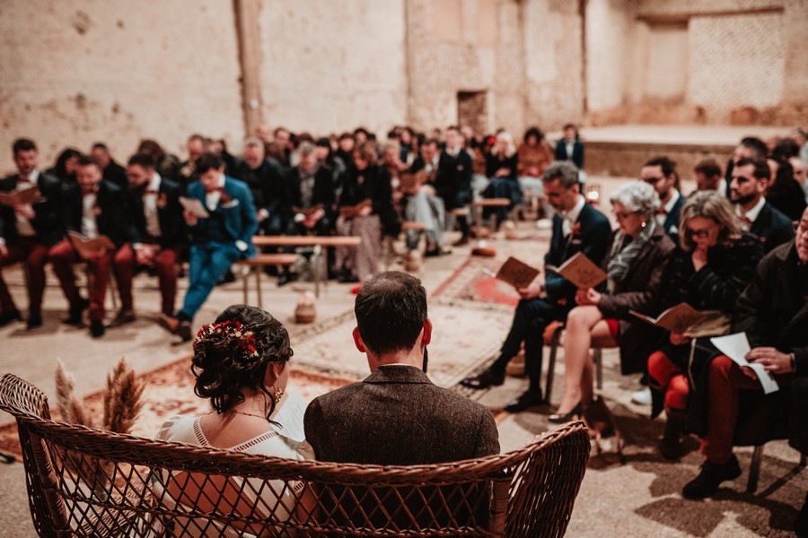 Un mariage hivernal et vintage à la Seigneurie d’Alleray