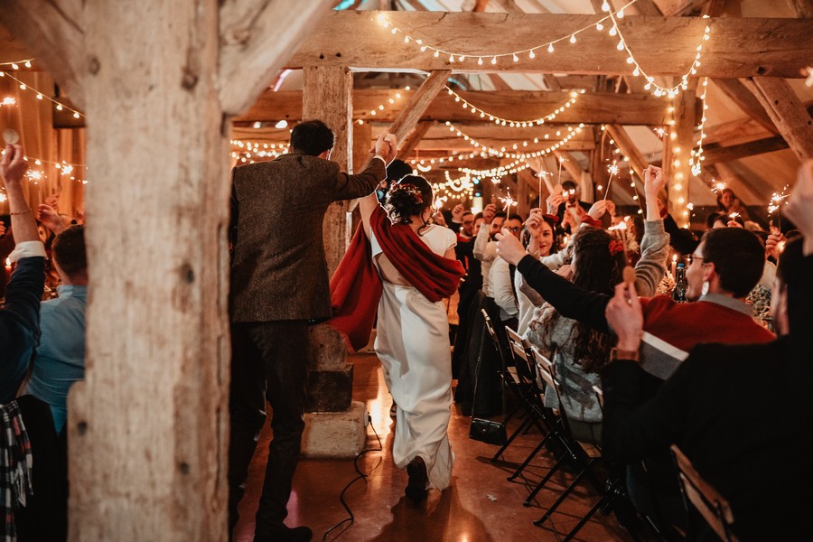 Un mariage hivernal et vintage à la Seigneurie d’Alleray