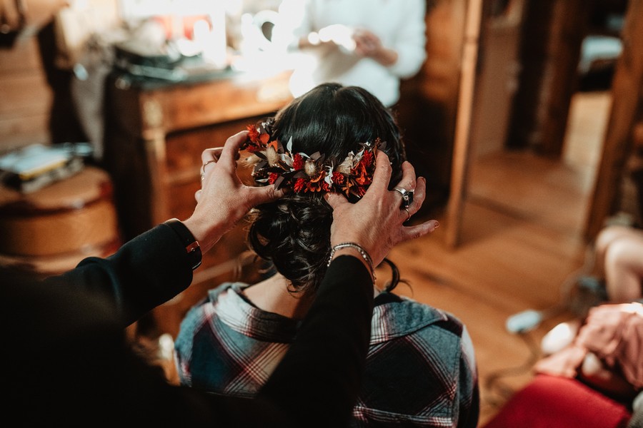 Un mariage hivernal et vintage à la Seigneurie d’Alleray