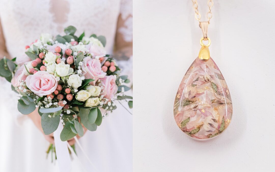 Belle Aurore transforme votre bouquet de mariée en bijoux intemporels