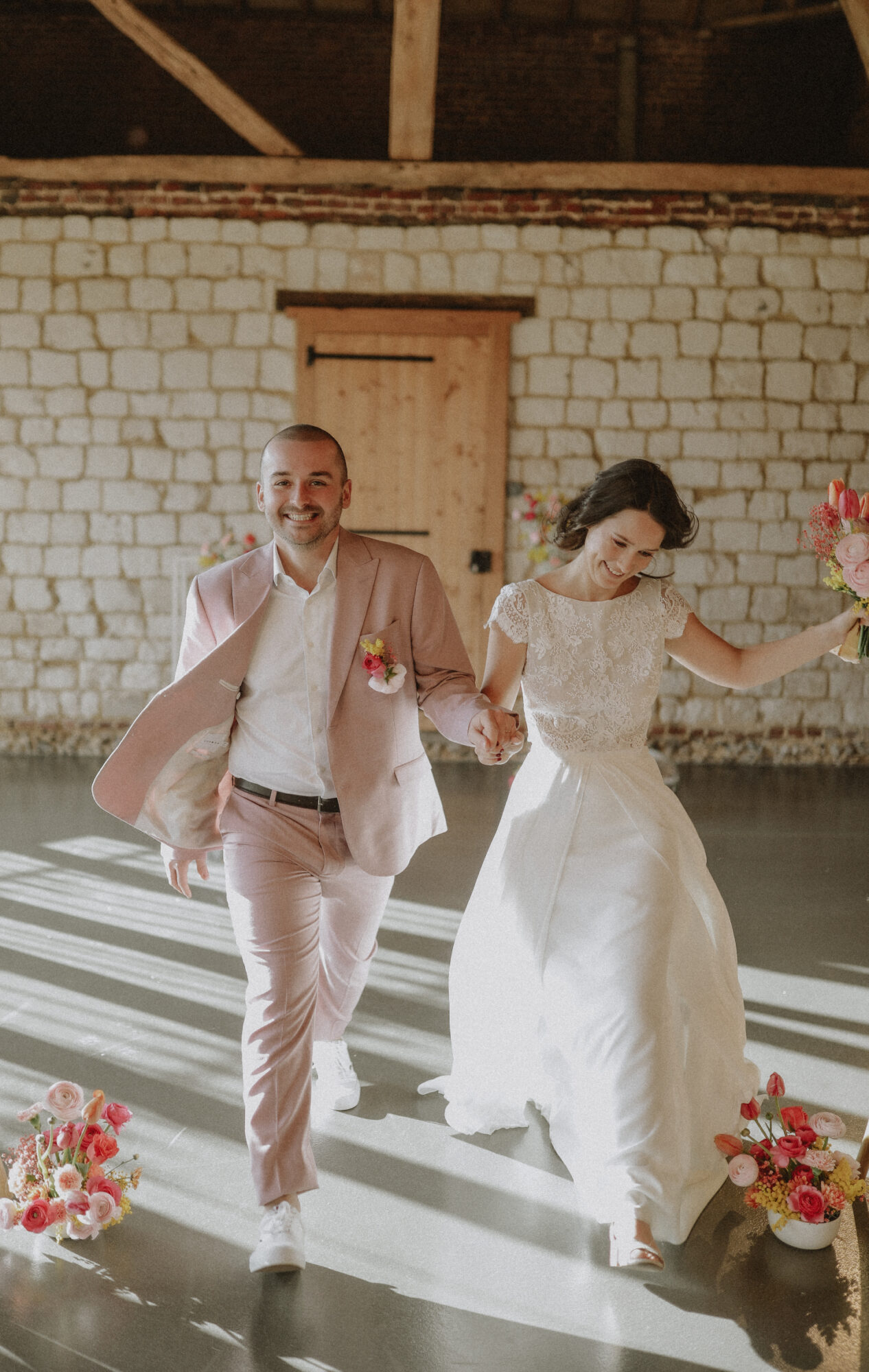 inspirations mariage magenta et disco