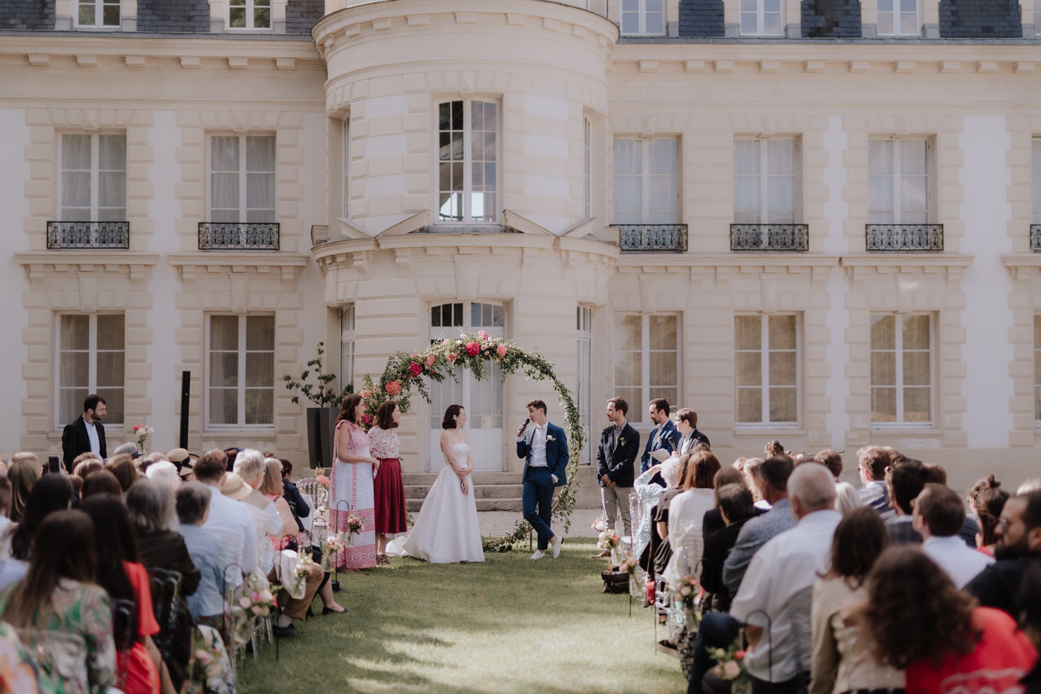 mariage à paris et au château d'Hardricourt