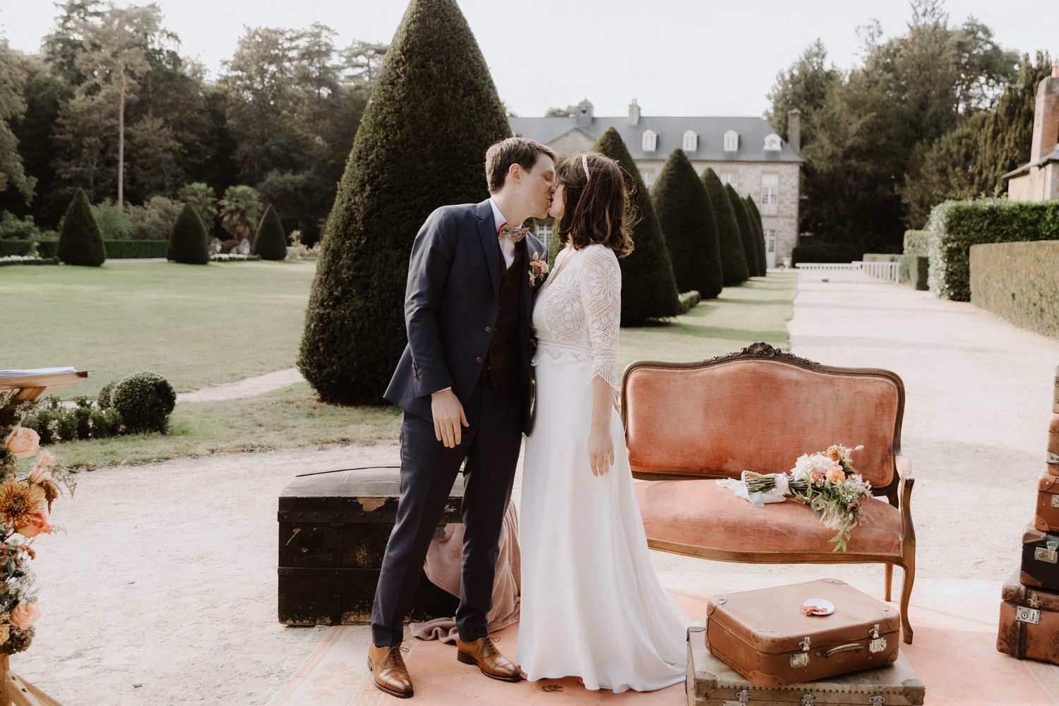 mariage au Château de la Rouërie près de Rennes en Bretagne