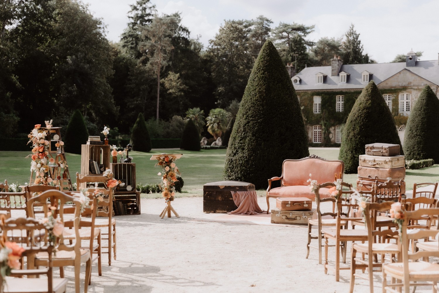 mariage au Château de la Rouërie près de Rennes en Bretagne