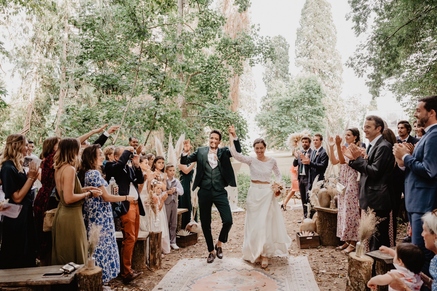 Un mariage dans les bois au Château de la Croix dans le Cher