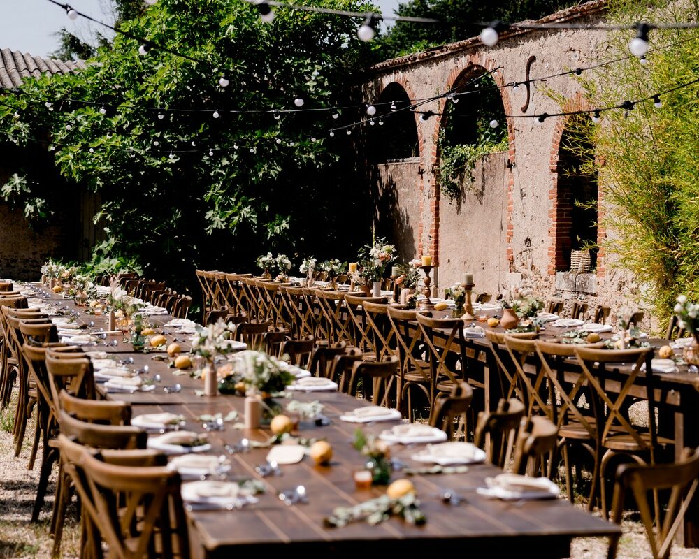 Un mariage en plein air près de Nantes