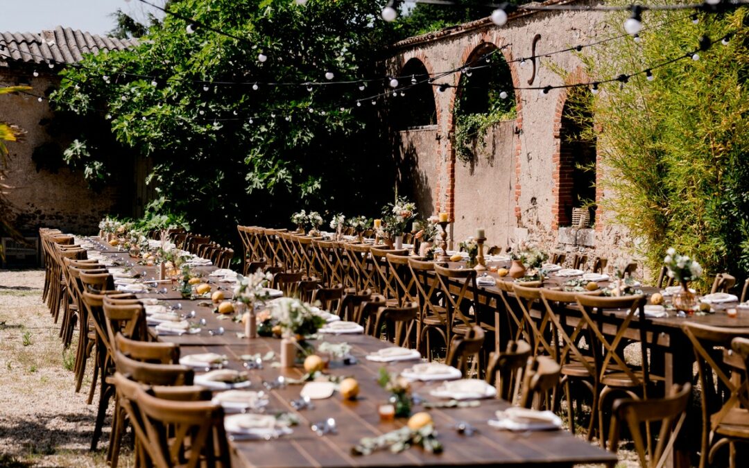 Un mariage en plein air près de Nantes