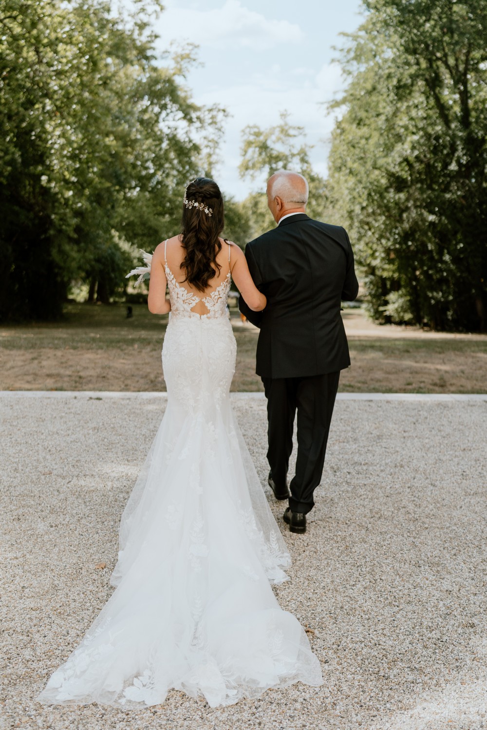 mariage boho-chic au château de l'hospital près de Bordeaux