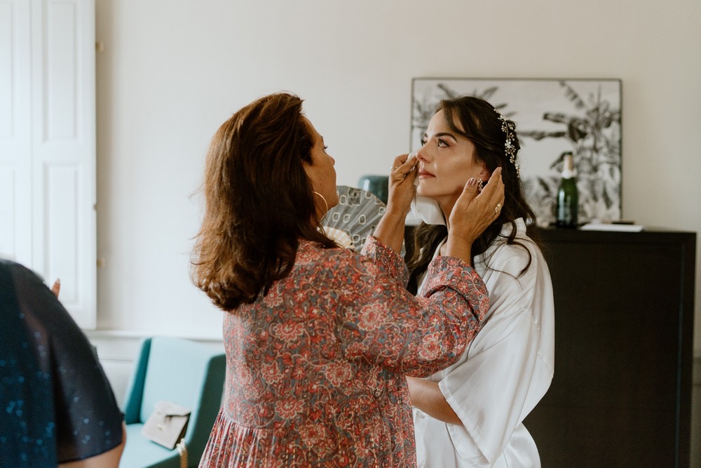 mariage boho-chic au château de l'hospital près de Bordeaux