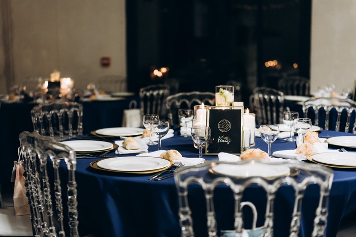 mariage sur le thème de la nuit étoilée