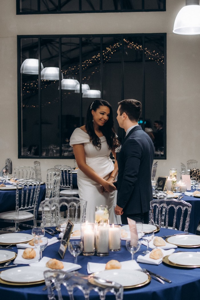 mariage sur le thème de la nuit étoilée