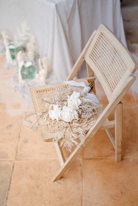 mariage blanc et bleu lagon au domaine de l'octopus dans le var