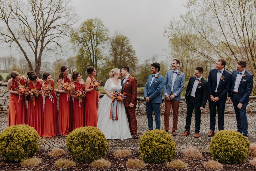 mariage fleuri et coloré en Belgique