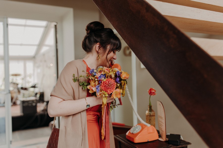 mariage fleuri et coloré en Belgique