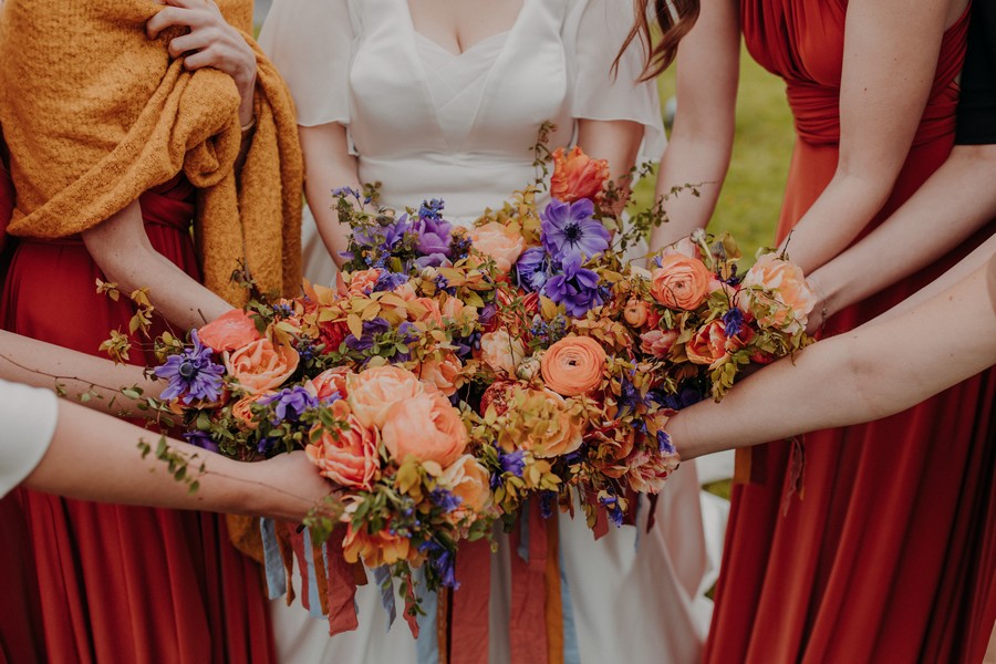 mariage fleuri et coloré en Belgique