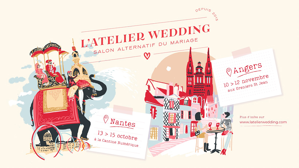 Atelier Wedding 2023 Salon alternatif du mariage Nantes et Angers