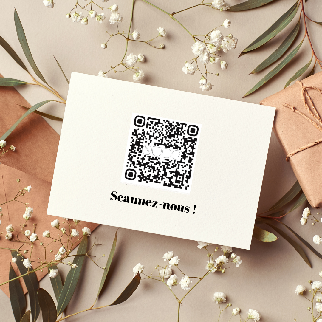 QR Code pour faire part audio de mariage