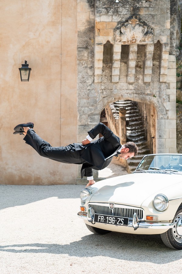 Mariage couture au Château de Mille dans le Luberon