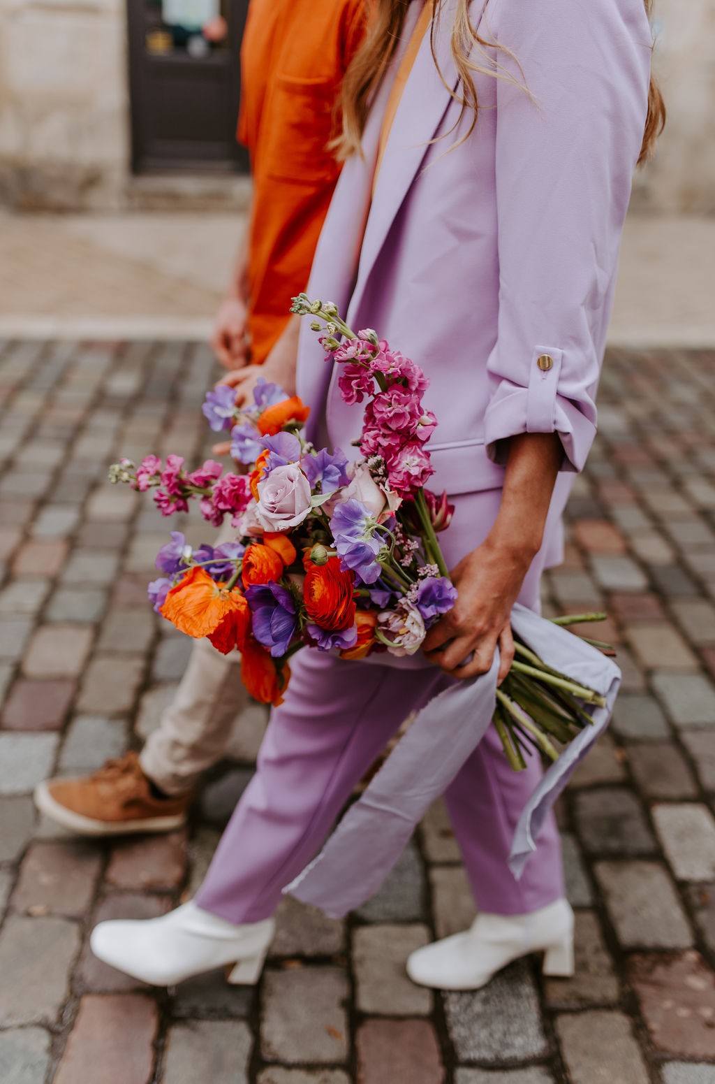 Mariage coloré aux inspirations des années 70