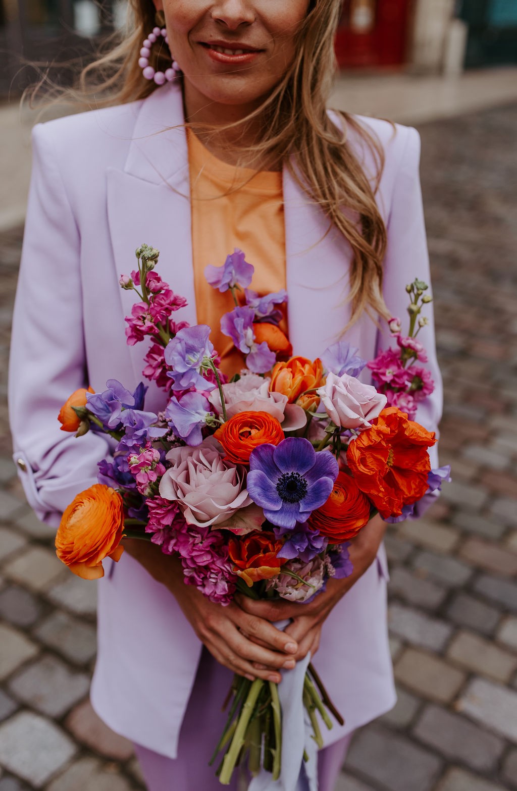 Mariage coloré aux inspirations des années 70