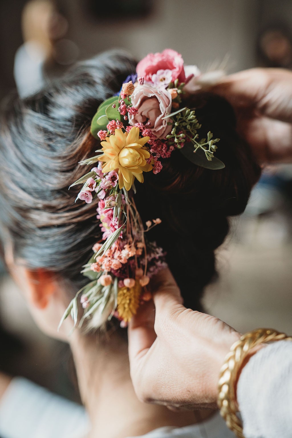 mariage coloré en combi vw à Toulouse