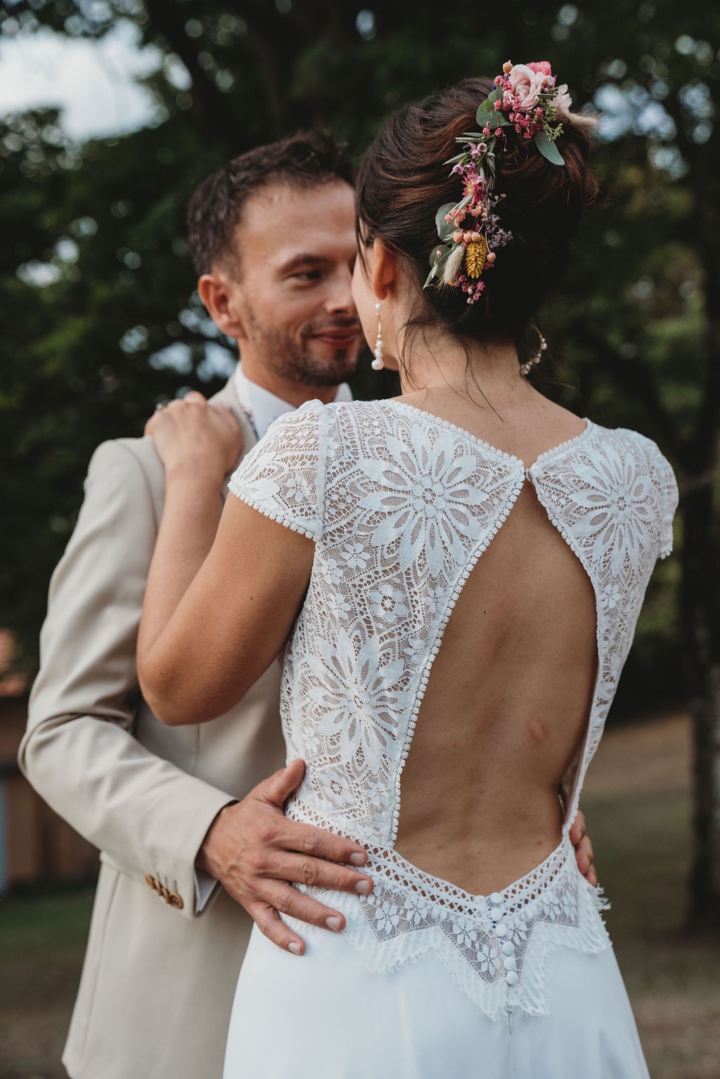 mariage coloré en combi vw à Toulouse