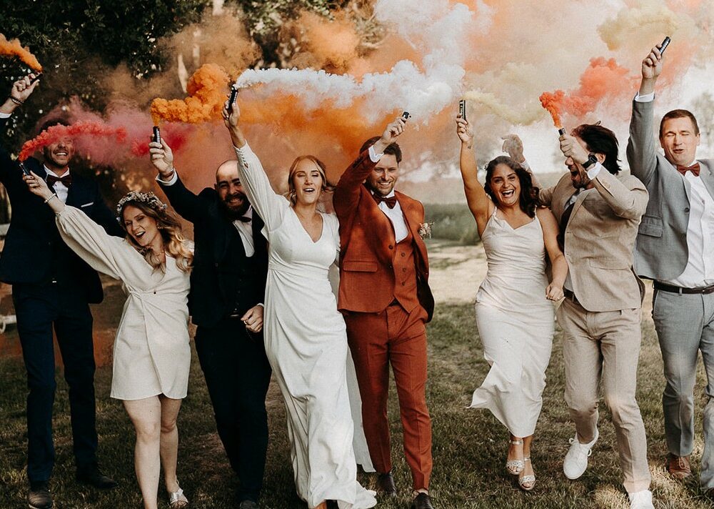 Un mariage coloré et romantique à La Ferme du Coudray