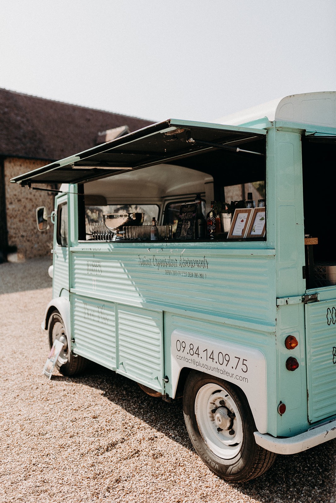 Camionnette à cocktail mariage