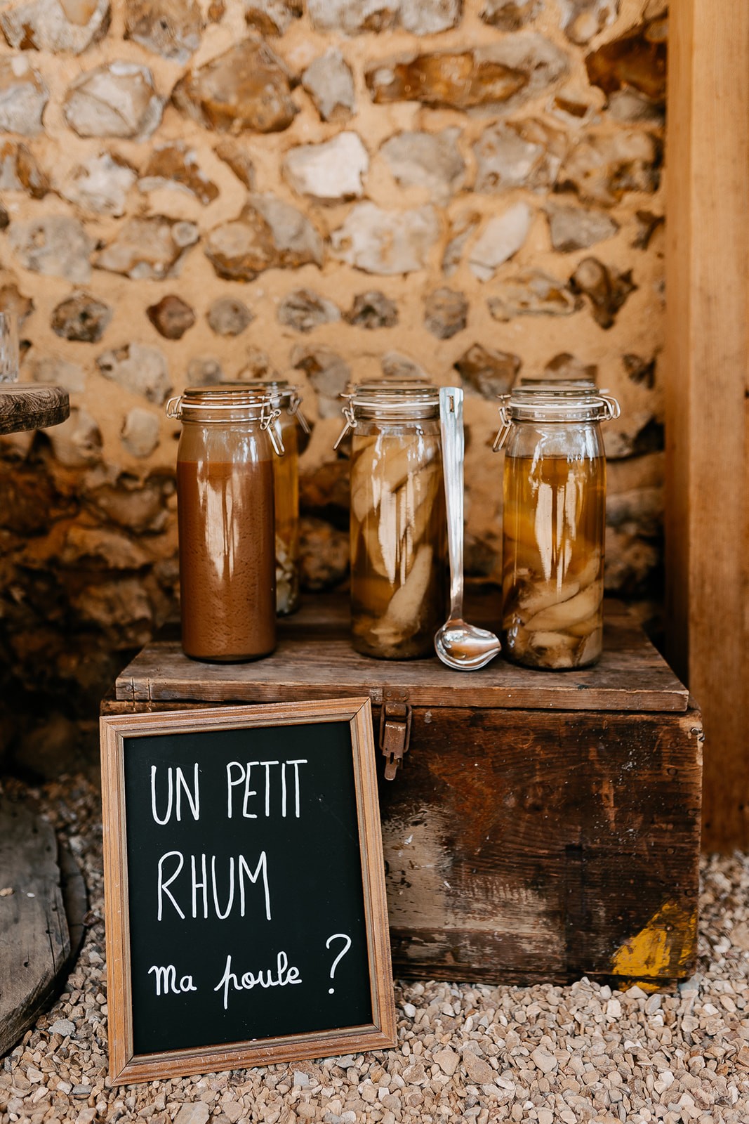 Bar à rhum mariage