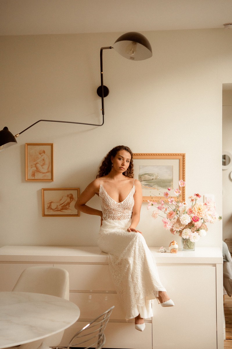 Elodie Groux - créatrice de robes de mariée modernes à Troyes