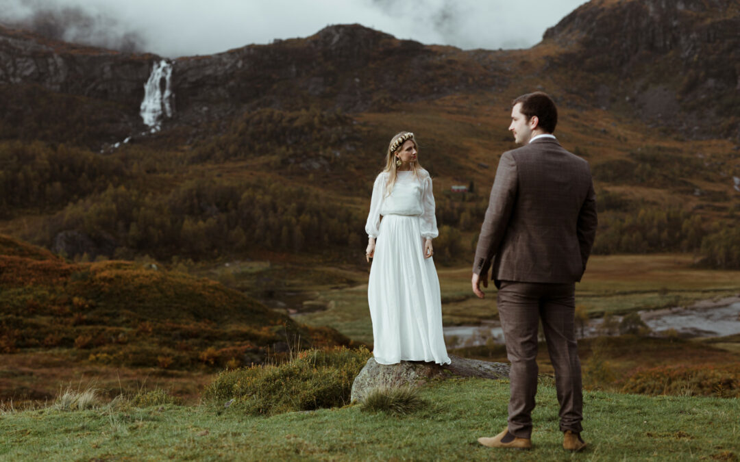 L’elopement automnal de Solène et Gauthier en Norvège