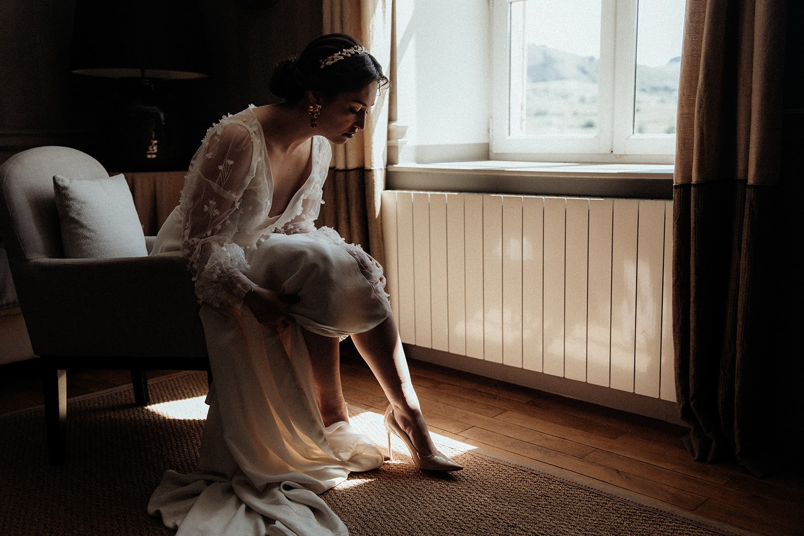 Mariage moderne au château de Pierreclos en Bourgogne